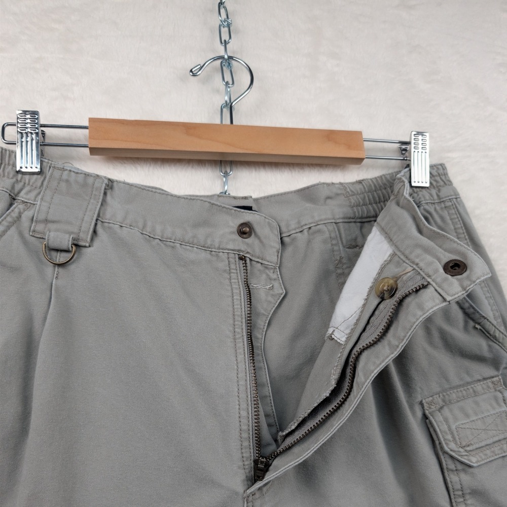 VTG 5.11 Tactical Cargo Pants Men's 36x31 Khaki Gray Straight Hiking Outdoor 90s